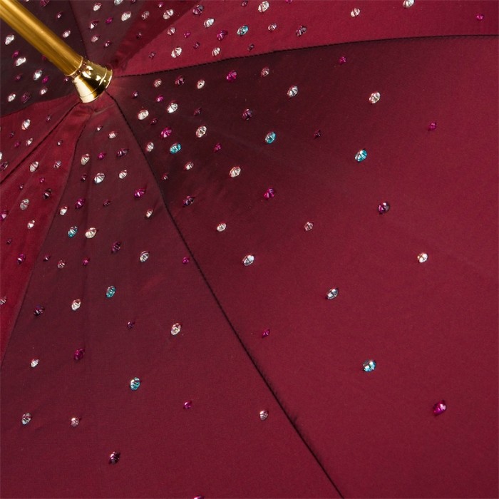 Парасолька Pasotti «Swarovski®» бургунді