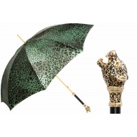 Зонт «Леопард» Swarovski® зеленый