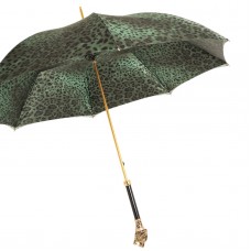 Зонт «Леопард» Swarovski® зеленый