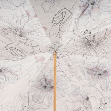 Парасолька «Айворі» з квітковим візерунком