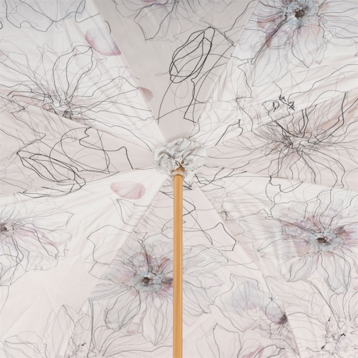 Зонт Pasotti «Айвори» с цветочным узором