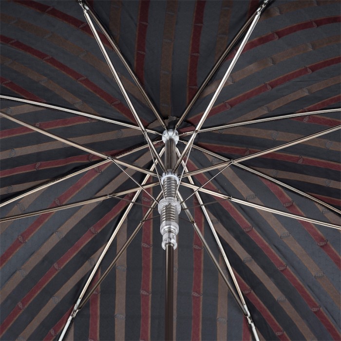 Зонт Pasotti «Пейсли» с ручкой из рога