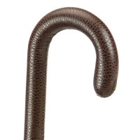 Зонт «Пейсли» с кожаной ручкой