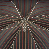 Зонт «Пейсли» с кожаной ручкой