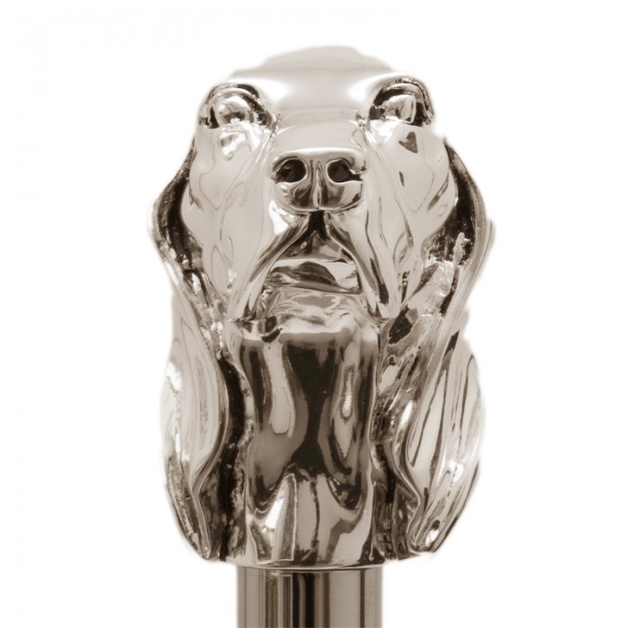 Зонт Pasotti «Милфорд» серебряный пес