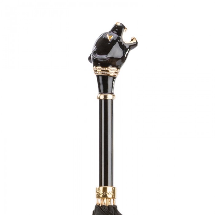 Зонт Pasotti «Чорная пантера» Swarovski®