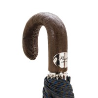 Зонт складной «Cине-коричневый»