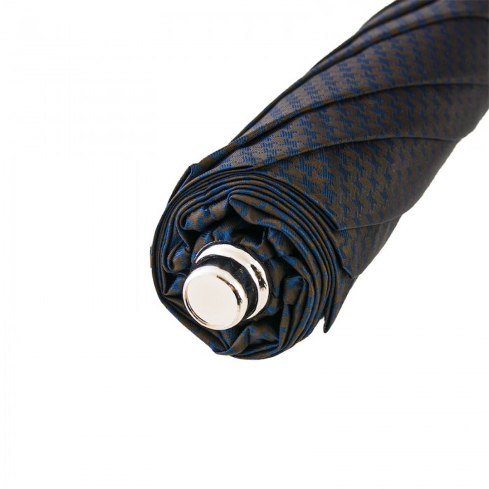 Зонт Pasotti складной «Cине-коричневый»