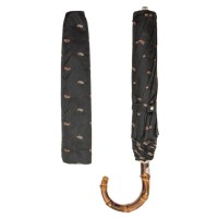 Зонт складной «Пейсли» с бамбуковой ручкой