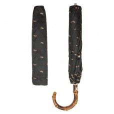 Зонт складной «Пейсли» с бамбуковой ручкой