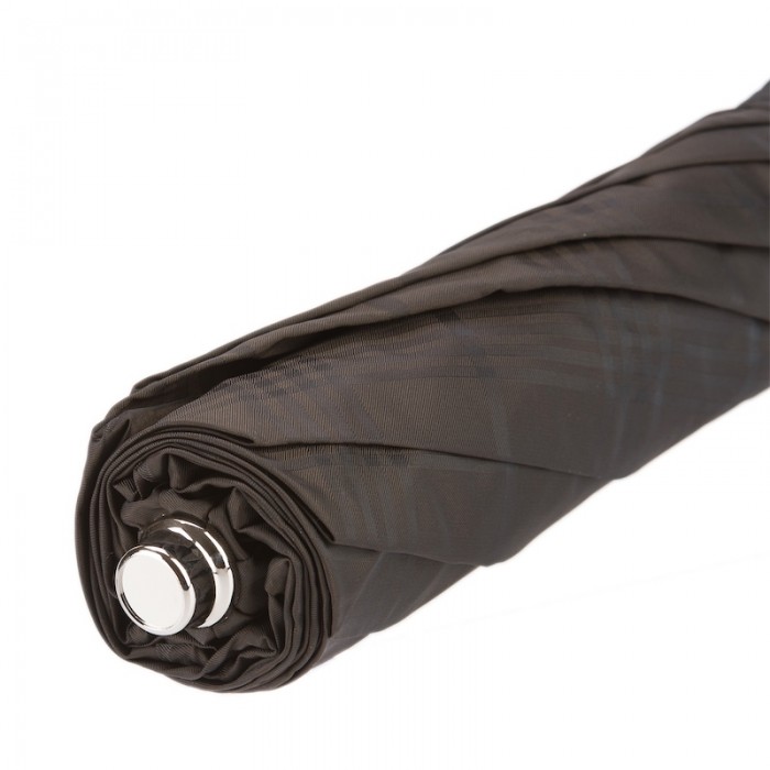 Зонт Pasotti складной «В клетку» коричневый