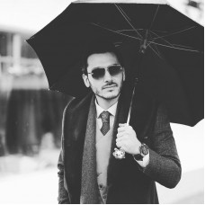 Зонт складной «Серебряный тигр»