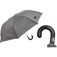 Парасолька складана «Мілфорд» з плетеною ручкою