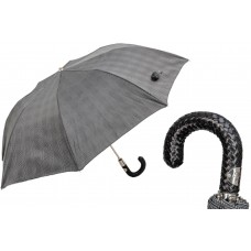 Зонт складной «Милфорд» с плетеной ручкой